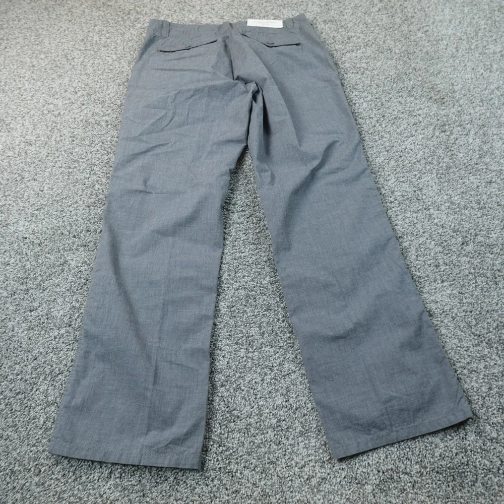 NEW Calvin Klein Pants Mens 30X30 Gray Slim Straight Chino Dress Trouser Career